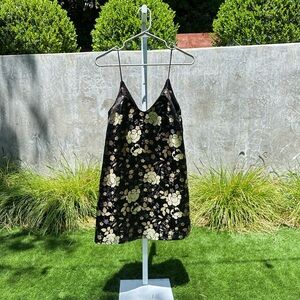Millau Gold/Black Strap Dress